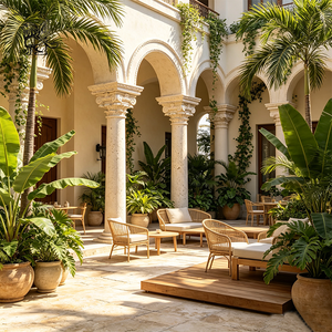 Columna Romana de Mármol Natural Tallada a Mano Personalizada BLVE, Pilar Corintio para Decoración de Paisajes de Villas y Resorts de Lujo - Product Image 1