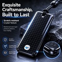 RFID-Zugangskontrolle Mini-Schlüsselanhänger, wiederbeschreibbar, programmierbar, UID änderbar, 13,56 NFC RFID-Tag, Tap-Funktion, PVC+EPOXY, wasserdicht