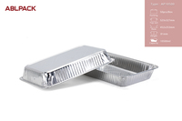 10500ML pleine taille 20 pouces plateau rectangulaire jetable de papier d'aluminium de grande capacité pour l'industrie de la restauration