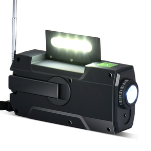 แบตสำรองความจุสูง 5000mAh พร้อมวิทยุพกพา LED <span class=keywords><strong>AM</strong></span>/FM/WB ไฟฉาย ระบบแจ้งเตือนสภาพอากาศ NOAA ระบบเตือนภัย SOS ช่องเสียบ USB สำหรับใช้ในกรณีฉุกเฉิน - Product Image 5