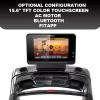 Caminadora Eléctrica Comercial Plegable, Funcionamiento Silencioso, Monitoreo de Frecuencia Cardíaca, Absorción de Impactos, Pantalla LCD/HD, Motor de 5.0HP, 22% de Inclinación