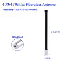 Antenne extérieure étanche en fibre de verre basse fréquence 400-450 MHz 433 MHz/450-490 MHz 470 MHz SMA Mâle 5dBi 8dBi 10dBi Personnalisée
