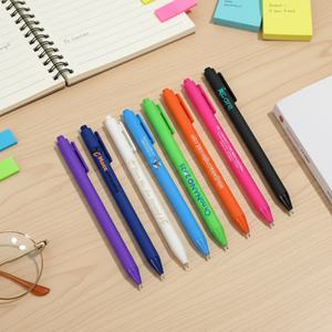 Bolígrafo Promocional en Oferta con Logotipo, Bolígrafos de Punta Redonda de Goma Coloridos para Material Escolar y de Oficina, Estudiantes - Product Image 4