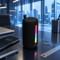 Nouveau RX07 pour haut-parleur 5.3, subwoofer double-haut-parleur 5W, portable, lumières RGB extérieures, revêtement en tissu, prend en charge la lecture de cartes