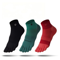Chaussettes de course à cinq doigts sans couture, chaussettes athlétiques respirantes à séchage rapide pour hommes et femmes, entraînement marathon, personnalisables OEM