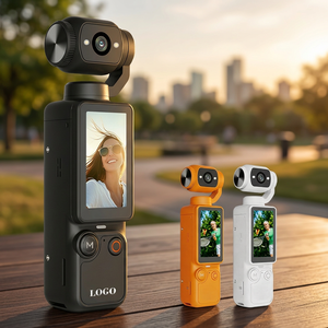 Cámara de Vlogging LOGO 4K con Pantalla Táctil de 2.0 Pulgadas, Antivibración, Gran Angular de 170° °   Videocámara Portátil con Seguimiento Facial por IA - Product Image 1