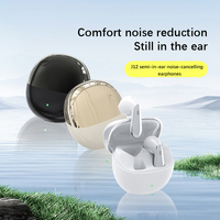 Écouteurs sans fil TWS J12 BT 5.4 avec ANC hybride 6 micros, réduction de bruit 27 dB, faible latence 30 ms pour le gaming, étanches
