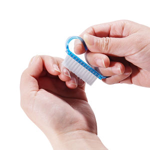 Ensemble de brosses à ongles en acrylique 4 couleurs <span class=keywords><strong>Nail</strong></span> <span class=keywords><strong>Art</strong></span> Manucure Pédicure Outils de lime de nettoyage doux 10 Pcs/<span class=keywords><strong>Lot</strong></span> Dépoussiérage Type de beauté en plastique - Product Image 4