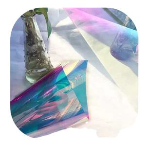 Il <span class=keywords><strong>Film</strong></span> in Cellophane per imballaggi iridescenti arcobaleno in PVC Non adesivo rende splendido il Look per l'installazione <span class=keywords><strong>dell</strong></span>'artista di consegna - Product Image 3