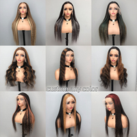Peluca de Cabello Humano Virgen Vietnamita con Encaje HD 13x6, Peluca Frontal de Encaje 13x4, Cabello Liso con Cutícula Alineada
