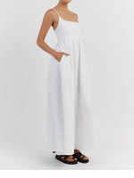 Robe longue en lin pur écologique pour femmes, bretelles spaghetti, col carré, avec poches, doublée, robe d'été pour les vacances