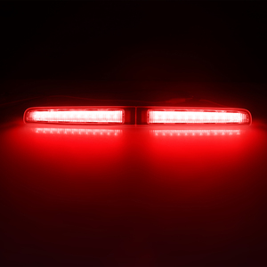 Ailead đôi phía sau cửa van/xe buýt nhỏ màu đỏ/khói ống kính kẻ sọc <span class=keywords><strong>LED</strong></span> thứ ba đèn phanh cao gắn 3 đuôi đèn phanh cho VW vận chuyển - Product Image 2