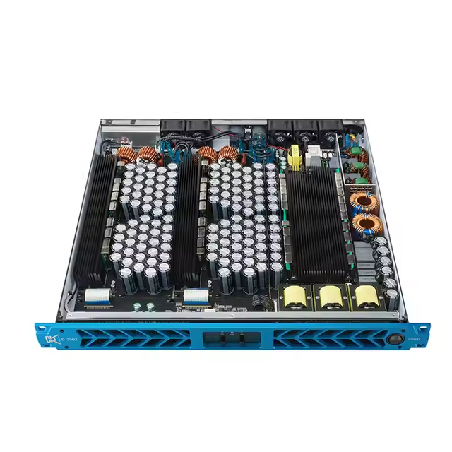 Pro Audio Equipment 3300 Watt 8 Ohm Big Power 2 Channel Class D 1U Powered Amplifier