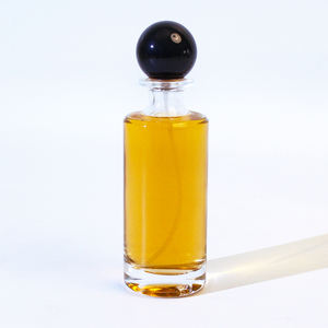 Flacon de parfum cylindrique de luxe en verre à base lourde, réutilisable, Dubaï, 30ml 50ml, flacon pulvérisateur de parfum vide avec bouchon à bille - Product Image 3
