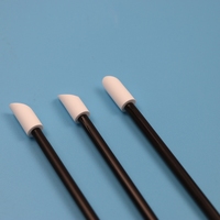 Bâtonnet en plastique rigide T-21 de 8 mm avec embout en PU incliné remplaçable, écouvillon à haute absorption pour le nettoyage des imprimantes, écouvillon en mousse PU pour le détail et la finition