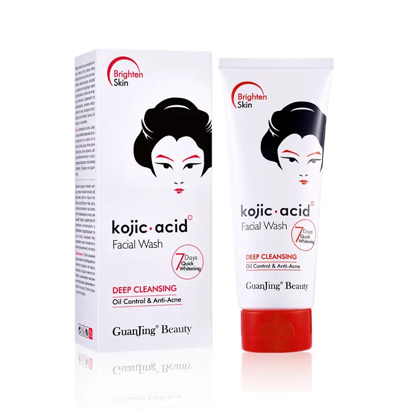 Hữu cơ Kojic axit rửa mặt Unisex mặt gel sữa rửa mặt tùy chỉnh Sữa rửa mặt người lớn làm sáng da nữ 3 năm Kích thước thường xuyên