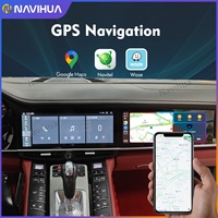 Radio para Auto NaviHua con Pantalla Dual Android 13, Accesorios Interiores, Actualización Multimedia, Carplay, GPS para Porsche Panamera 2011-2016
