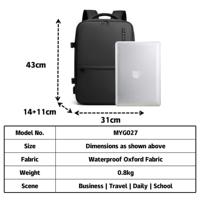 Sac à dos multifonctionnel USB portable grande capacité, extensible, imperméable, pour les loisirs, les voyages et le tourisme en plein air - Vente flash