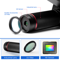 Microscope numérique WiFi Andonstar AD409 avec écran LCD 10,1 pouces, 4MP, grossissement 300X, éclairage LED pour réparation mobile et soudure de circuits imprimés
