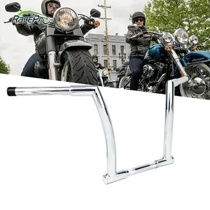 Kẹp 22Mm 12 "Ape Móc Áo Tay Lái Xử Lý Bar Xe Máy Đối Với Harley Davidson Dyna Softail Touring