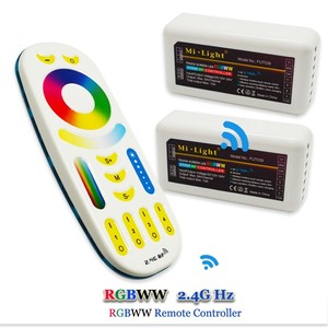 Hộp <span class=keywords><strong>Wifi</strong></span> 2.4G RGB + CCT Bộ Điều Khiển Dải <span class=keywords><strong>LED</strong></span> Bộ Điều Khiển Từ Xa RF Mi Light <span class=keywords><strong>LED</strong></span> <span class=keywords><strong>Dimmer</strong></span> <span class=keywords><strong>4</strong></span> Vùng RF - Product Image 2