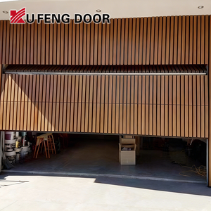 Venta al por mayor moderno automático deslizante de metal seccional muy silencioso Pperation rejilla de aluminio puerta de garaje para Villa - Product Image 1