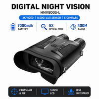 Binoculares de Visión Nocturna Infrarroja HNV800S-L, Batería de 7000 mAh, Pantalla LCD de 3 Pulgadas, Cámara Digital de Visión Nocturna para Observación de la Naturaleza