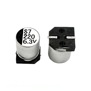 Condensador Original de Superficie de 4.7 uF, Aluminio, 4.7UF, 20%, 35V, SMD, CS035M4R7C5APE50V00A - Product Image 1