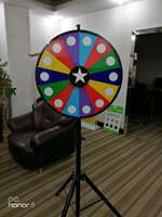Roue de la fortune sur trépied de 18/24 pouces pour promotion, jeu et événements professionnels