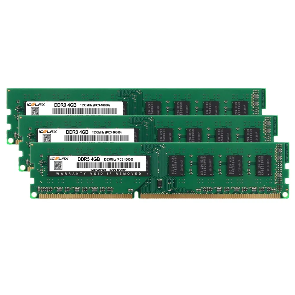 ICOOLAX מחשב נייד 8gb ddr3 RAM עם אריזת מתנה בחינם במלאי RAM ddr3 8 gb 2gb 4gb