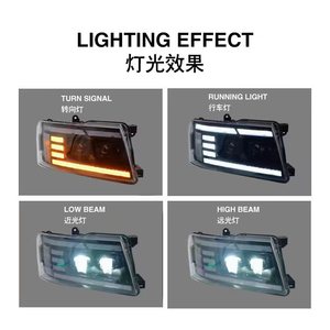 Suitable for 2004-2022 Y61 and Patrol models, <b>LED</b> <b>headlight</b> retrofit <b>headlights</b> with sequential turn signals. - Product Image 4