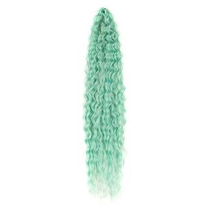 ARIEL Extensions de cheveux synthétiques de qualité supérieure en <span class=keywords><strong>fibre</strong></span> haute température, ondulations Water Wave, Deep Wave, Body Wave, double trame, tissées à <span class=keywords><strong>la</strong></span> machine - Product Image 2
