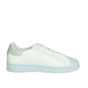 <b>D</b>.A.T.<b>E</b>. Donna Sneakers W401-BA-IS-ID White <b>Light</b> Blue Canvas Trendy Shoes - Product Image 4