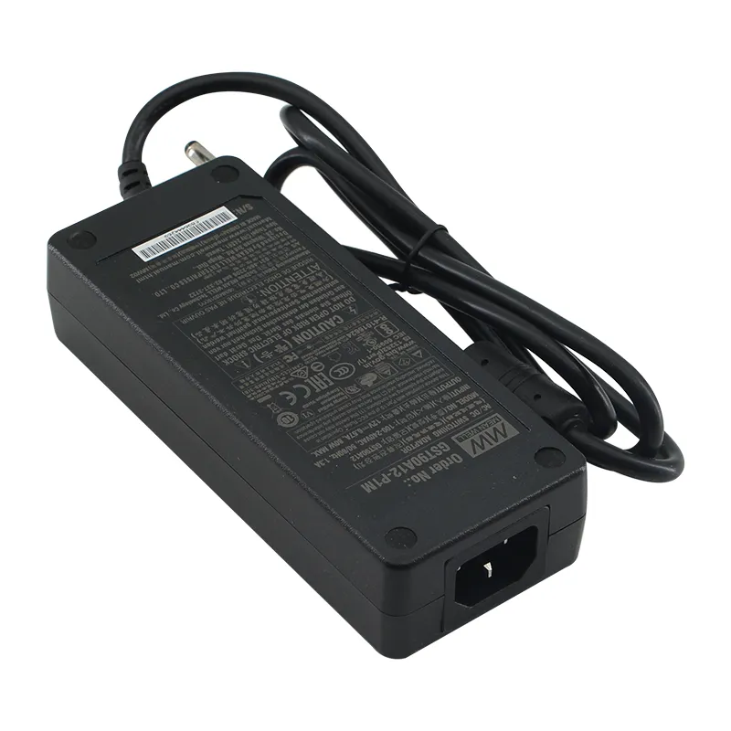 Mean well-Adaptador de fuente de alimentación GST60A12-P1J, 24V, 2A, 12V, 5V, 18V, para tira LED