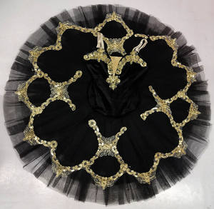 Tutú de Ballet Profesional para Niñas, Disfraz de Ballet del Lago de los Cisnes <span class=keywords><strong>Blanco</strong></span>, Falda Tutú de Bailarina para Niñas - Product Image 4