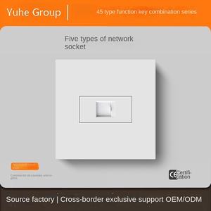 Prise murale universelle RJ45 pour ordinateur, avec port de données unique, pour l'internet - Product Image 2