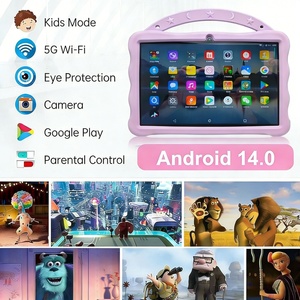 แท็บเล็ตเด็ก 7 นิ้ว สำหรับการศึกษา แท็บเล็ตพีซี Quad Core 8G+128GB พร้อมเคสซิลิโคนป้องกันสำหรับเด็ก - Product Image 5