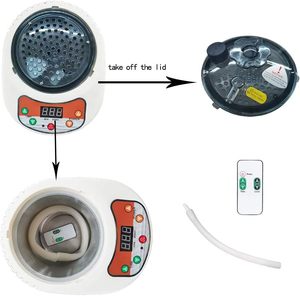 Smartmak เครื่องกำเนิดไอน้ำใน2L 900W สแตนเลสแบบพกพาเครื่องสร้างไอน้ำซาวน่าพร้อมรีโมทคอนโทรล - Product Image 3