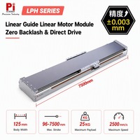 Module de guidage linéaire de haute précision Pi avec moteur linéaire, jeu nul, largeur 125 mm, pour la distribution, l'équipement de microélectronique et l'automatisation