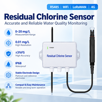 Capteur de chlore résiduel sans fil IoT, transmetteur RS485 WiFi LoRaWAN 4G pour système de traitement de l'eau