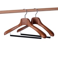 Cintres en bois de qualité supérieure Guilin Jason, cintre à vêtements à un seul niveau, garde-robe personnalisée, épaule large R