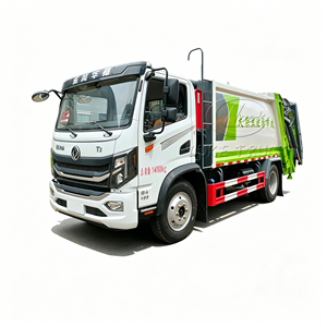 Camion compacteur à bras oscillant Dongfeng Huashen T3, à benne amovible, pour déchets municipaux, directement de l'usine - Product Image 6
