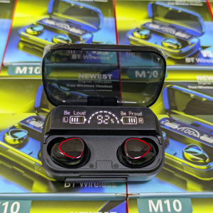 Popular M10 TWS Earbuds 9D BT5.3 Touch Control Wireless Stereo Bass <strong>Earphones</strong> LED Digital Display AAC Codecs Waterproof Function - Product Image 6