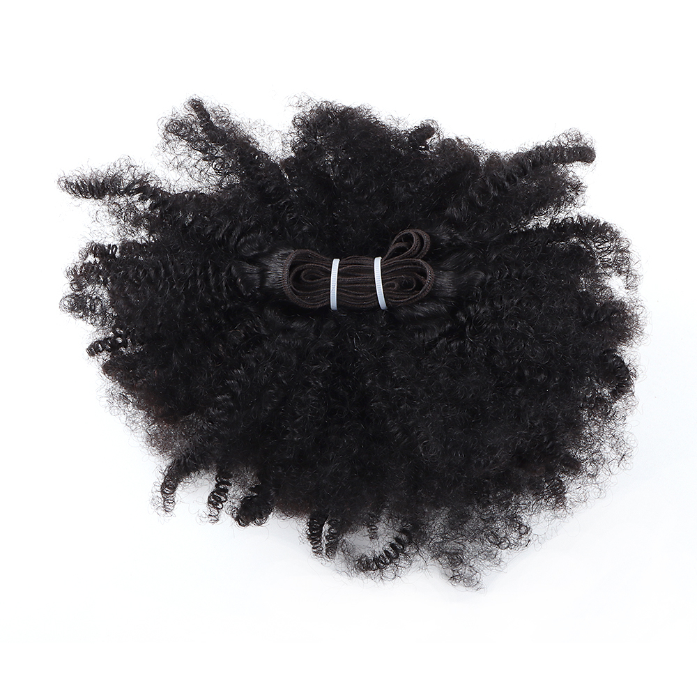 vast Cheveux Naturel Afro Kinky Hair Extensions High Quality Cambodian Virgin Raw Human Hair Weave Bundles Afro Kinky 4a 4b 4c - Image 1