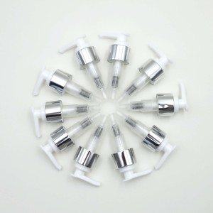 ปั๊มโลชันอลูมิเนียมสีเงินขนาด<span class=keywords><strong>28</strong></span> /410 24/410สำหรับแชมพู - Product Image 3