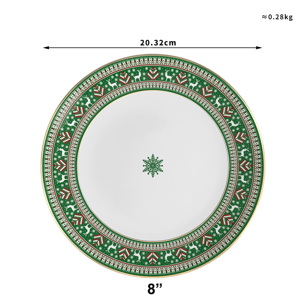 8" dinner plate