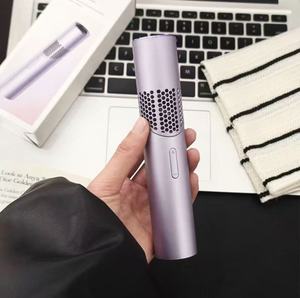 Ventilador Plegable con Pantalla Digital Inteligente, Ventilador de Mano con Forma de Lápiz Labial, Gran Volumen de Viento, Recargable por USB - Product Image 5