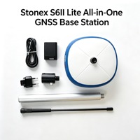 Receptor GPS GNSS Stonex S6II Lite Super Base, Versión Internacional, GNSS GPS RTK con Software Surpad y Función Google