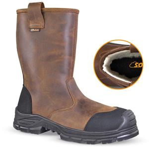 JALLATTE - 00JJE45-41 Botte de sécurité marron/noir JALCYPRESS b SAS S3 CI SRC-BOTTES EAN 8033546323182 - Product Image 1