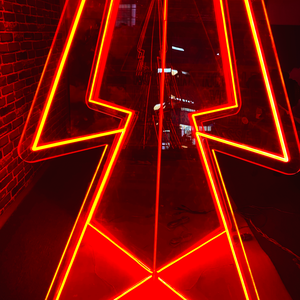 Biển hiệu đèn LED điện tử hình cây thông Noel, quảng cáo ngoài trời, trang trí đám cưới, nhà cửa, chữ marquee acrylic có thể tùy chỉnh logo - Product Image 4